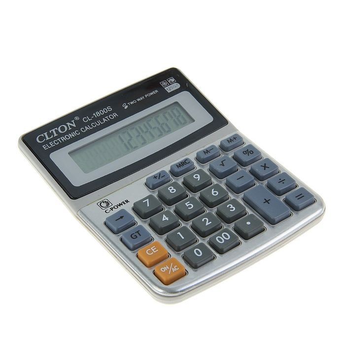 Calculator de birou, 12 digits, alimentare duala, display LCD, ABS - imagine 3